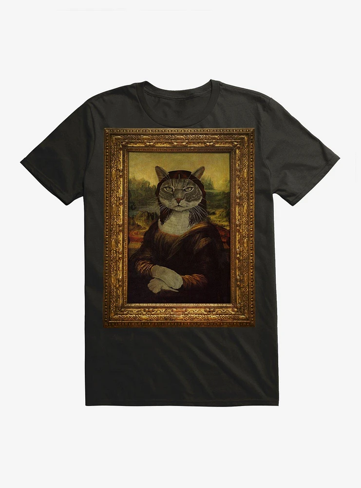 Mona Lisa Meau Cat T-Shirt