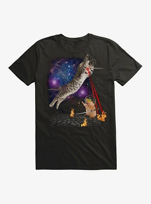 Laser Kitten Fights Hamster T-Shirt