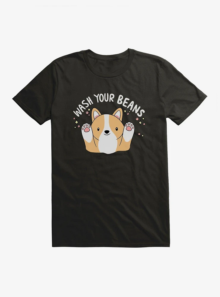 Corgi Wash Your Beans T-Shirt