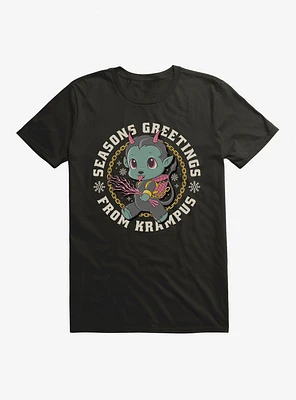 Season's Greetings From Krampus Chibi T-Shirt