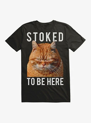 Stoked To Be Here Cat T-Shirt