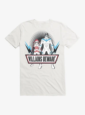 DC Comics Batman Robin Nightwing Villains Beware Black T-Shirt