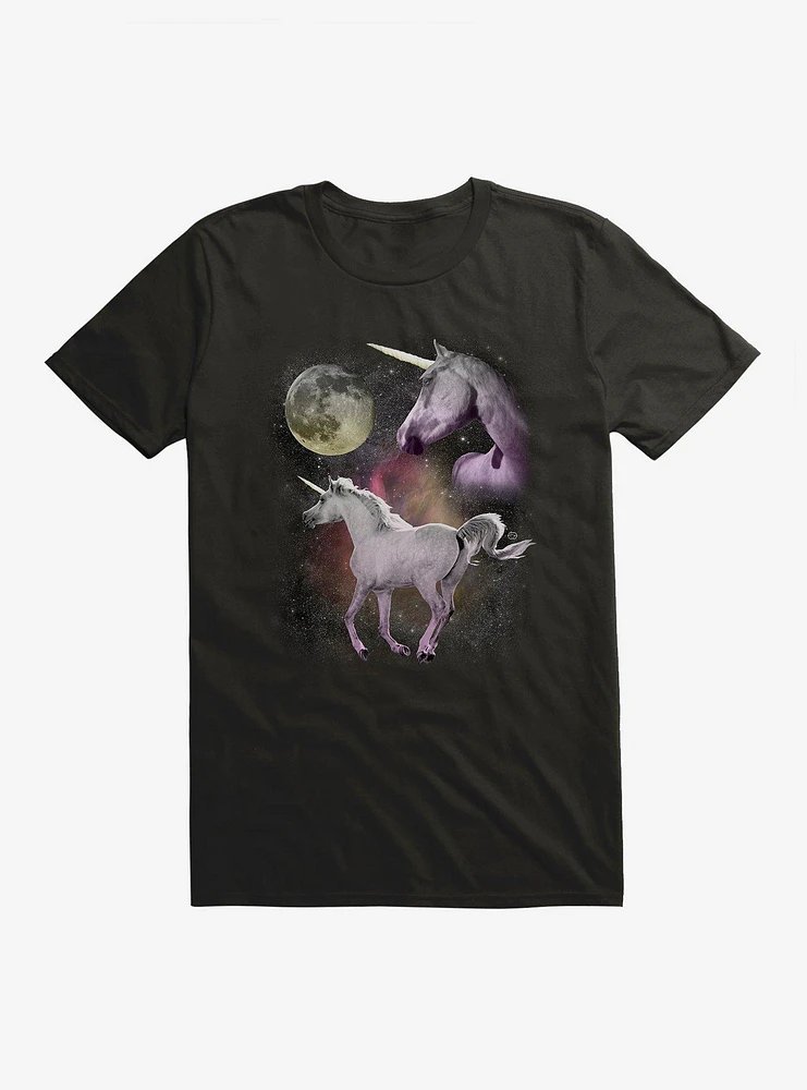 Two Unicorn Moon T-Shirt