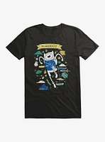 Adventure Time Finn Algebraic T-Shirt