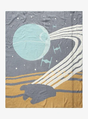 Star Wars Millennium Falcon Feather Knit Throw