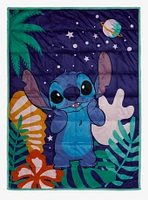 Disney Lilo & Stitch Tropical Space Weighted Blanket