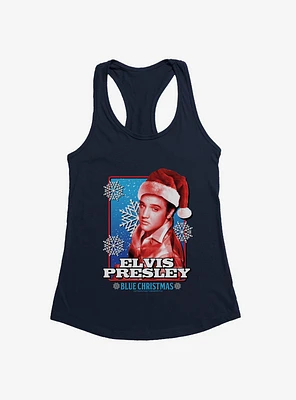 Elvis Presley Santa Hat Girls Tank