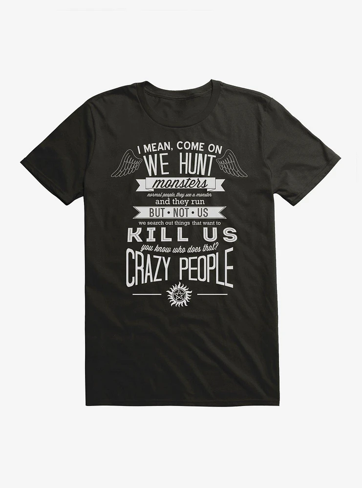 Supernatural Crazy People T-Shirt