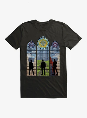 Supernatural Stained Glass Sam, Dean & Castiel T-Shirt