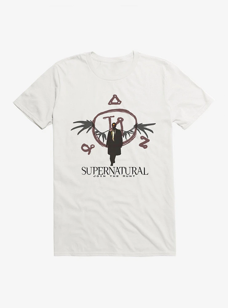 Supernatural Castiel Angel Seal T-Shirt