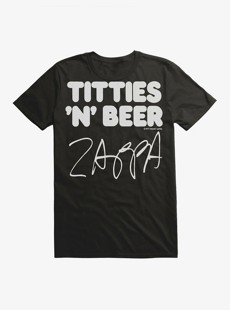 Frank Zappa Titties 'N' Beer T-Shirt