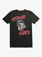 Stray Cats Cat Head Logo T-Shirt