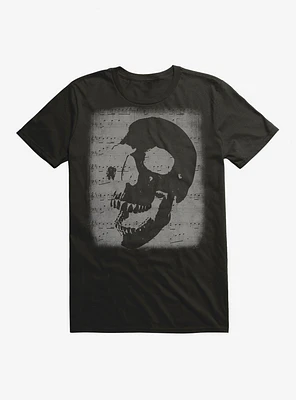 Skull Music Sheet T-Shirt