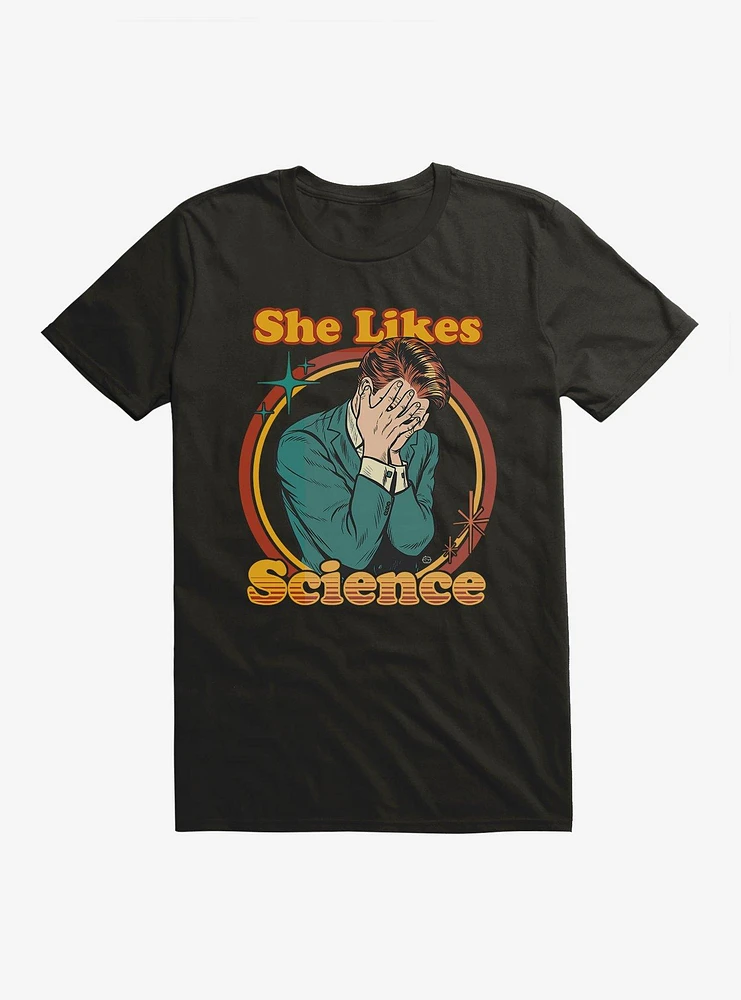 She Likes Science T-Shirt