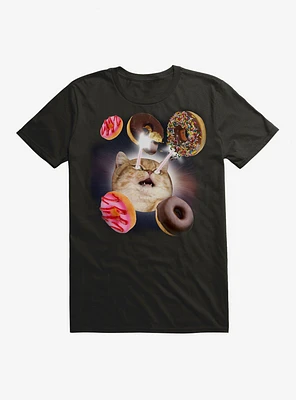 Cat Laser Beam Donuts T-Shirt