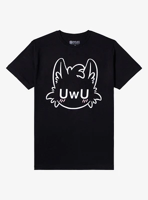 UWU Wolf T-Shirt By Square Apple Studios