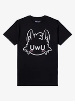 UWU Wolf T-Shirt By Square Apple Studios