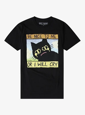 Be Nice To Me Cat T-Shirt By Kooky Love