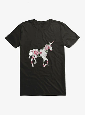 Floral Unicorn T-Shirt