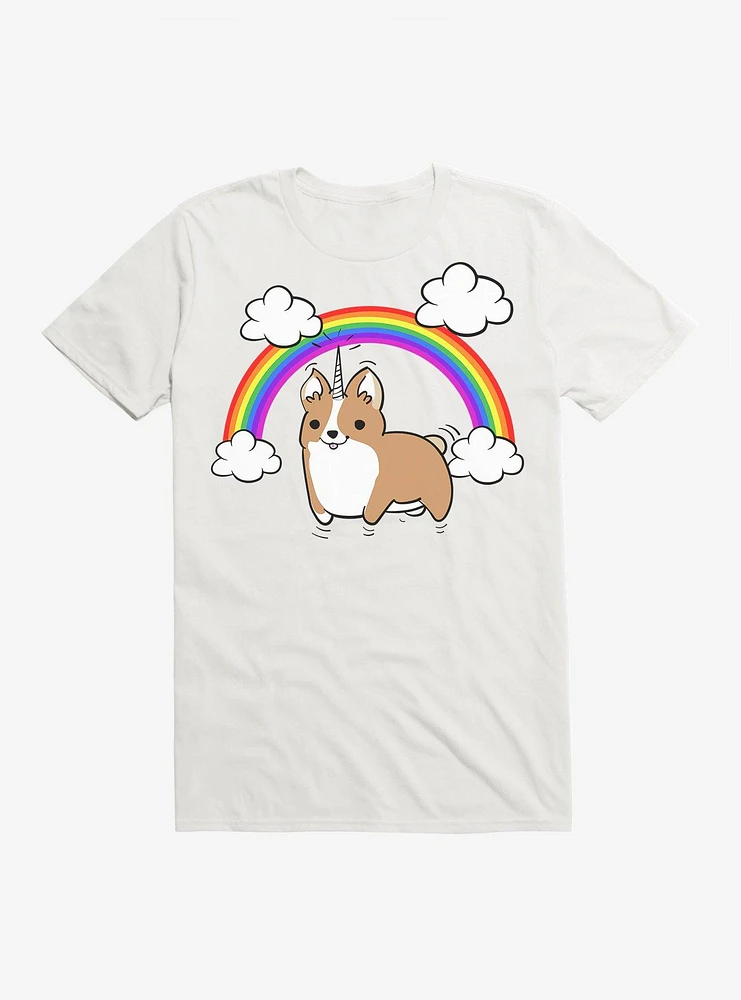 Unicorn Dog Rainbow T-Shirt