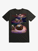 Sloth Galaxy Motivational T-Shirt