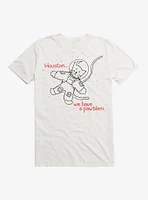 Houston We Have a Pawblem Cat T-Shirt