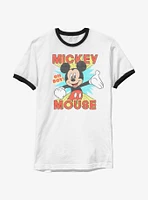 Disney Mickey Mouse Oh Boy Ringer T-Shirt