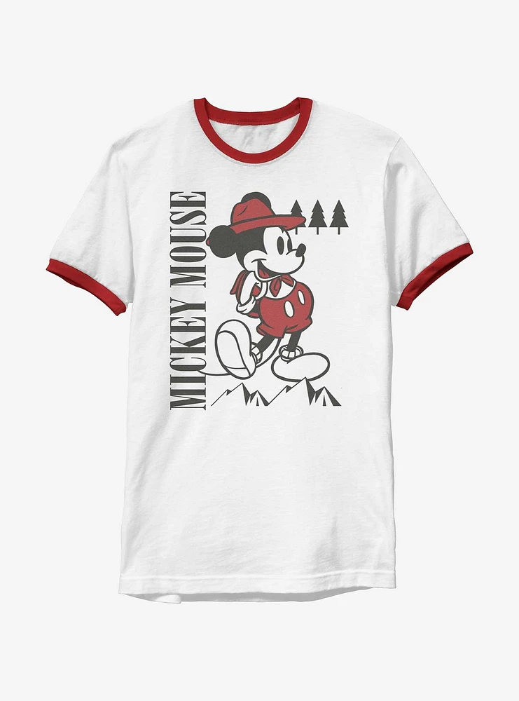 Disney Mickey Mouse Hike Champions Ringer T-Shirt