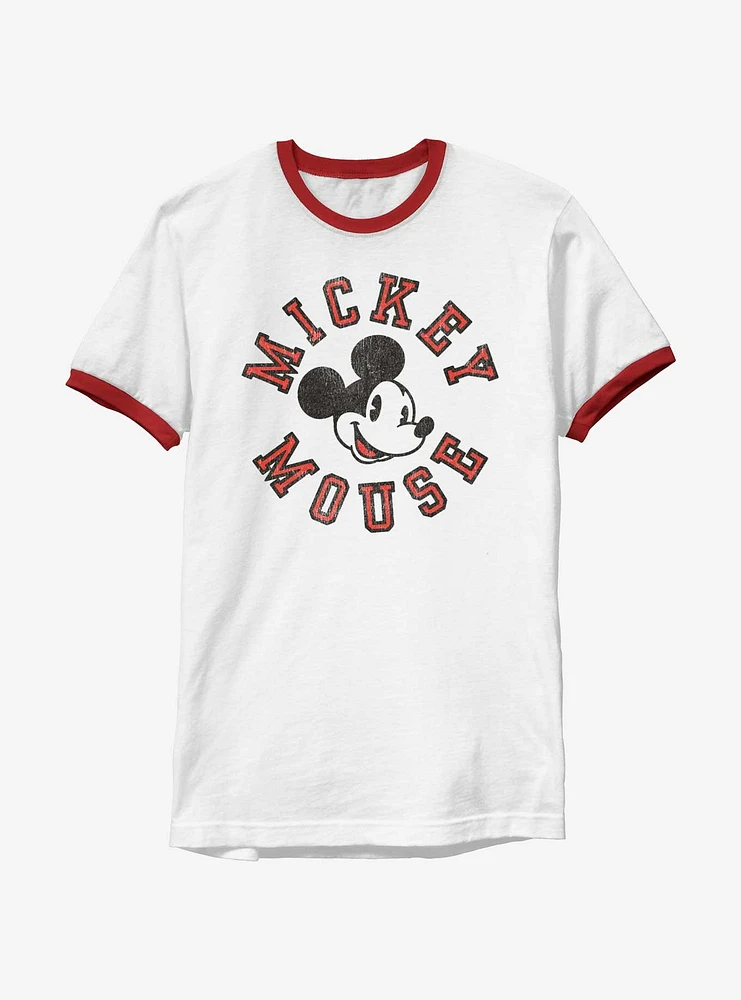 Disney Mickey Mouse Athletic Ringer T-Shirt