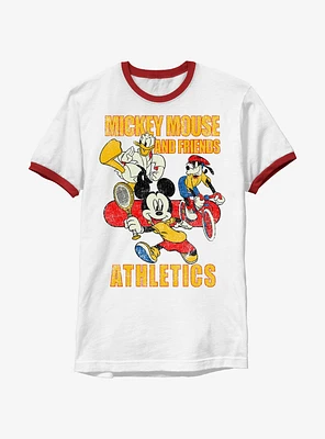 Disney Mickey Mouse & Friends Athletics Ringer T-Shirt