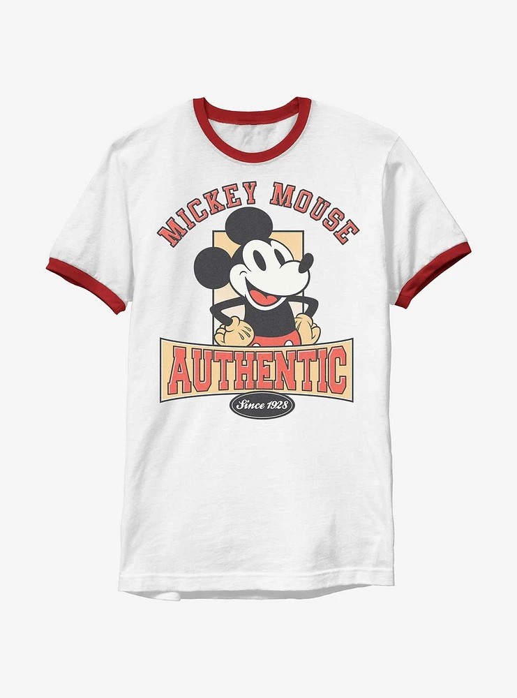 Disney Mickey Mouse Authentic Ringer T-Shirt