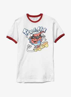 Kool-Aid Vintage Skateboarding Man Ringer T-Shirt