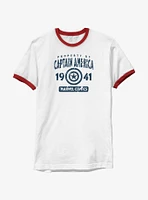 Marvel Captain America Property Of Ringer T-Shirt