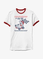 Nintendo Mario Retro Racing Kart Ringer T-Shirt