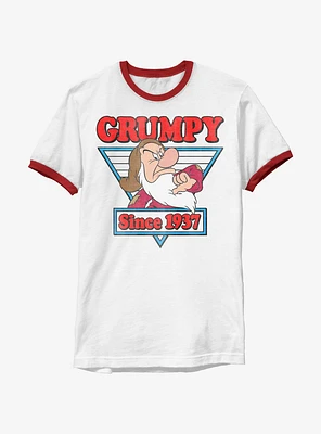 Disney Snow White And The Seven Dwarfs A Little Grumpy Ringer T-Shirt