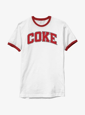 Coca-Cola Coke Collegiate Ringer T-Shirt