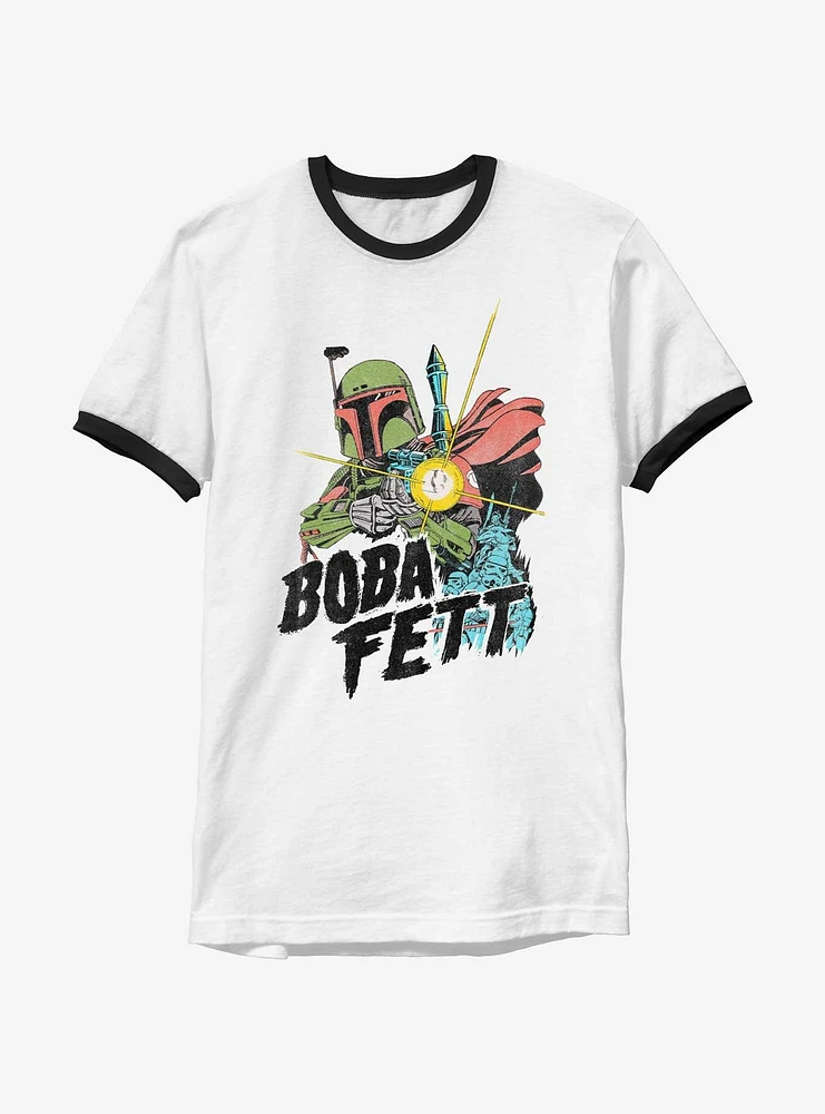 Star Wars Retro Boba Ringer T-Shirt