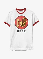 The Simpsons Vintage Duff Ringer T-Shirt