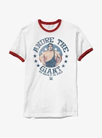 WWE Andre The Giant Retro Ringer T-Shirt