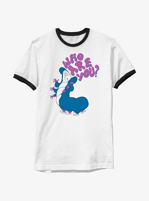 Disney Alice Wonderland Who Are You Ringer T-Shirt