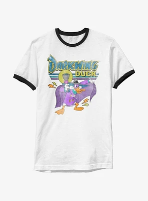 Disney Darkwing Duck Poster Ringer T-Shirt