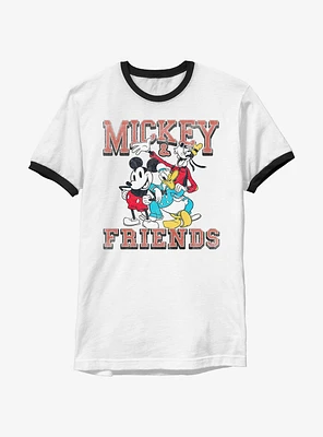 Disney Mickey Mouse & Friends Trio Ringer T-Shirt