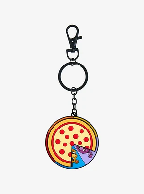 Five Nights at Freddy's Pizza Spinning Keychain