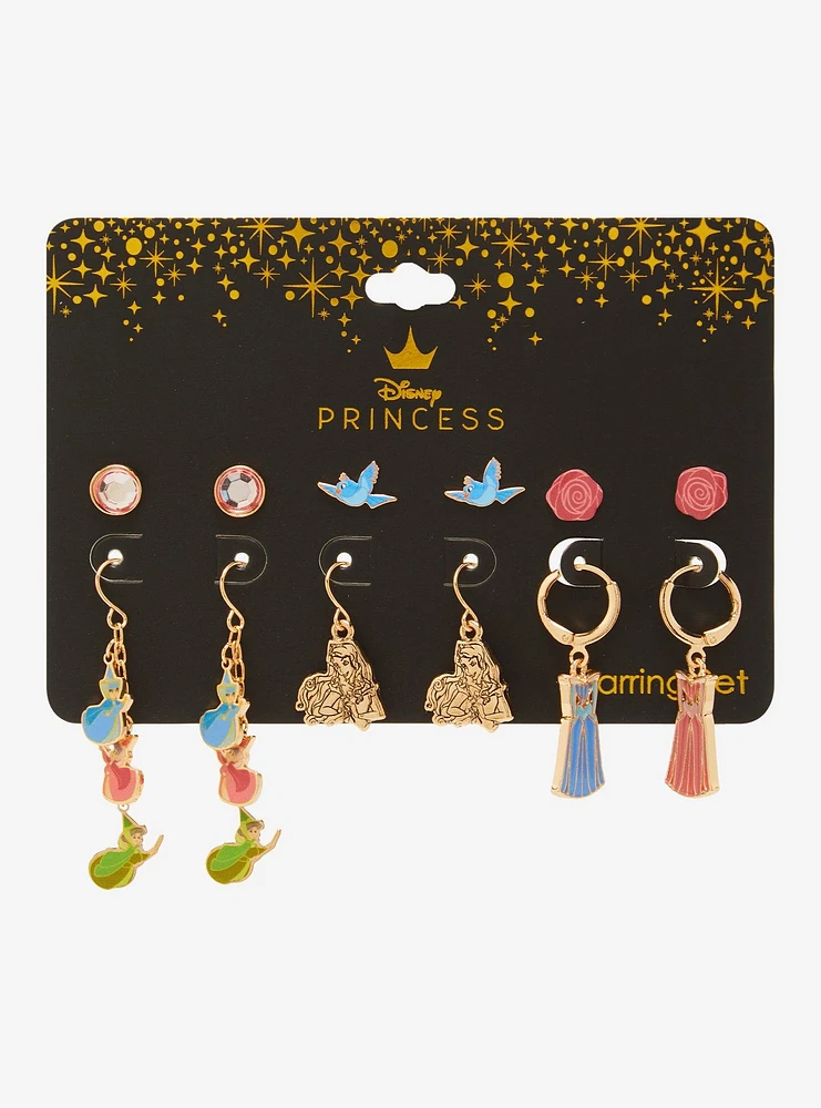 Disney Sleeping Beauty Icons Earring Set