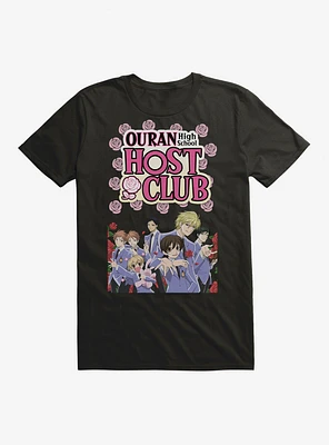 Ouran High School Host Club Pink Roses T-Shirt