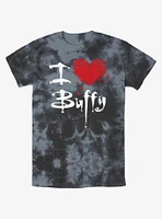 Buffy The Vampire Slayer I Love Tie-Dye T-Shirt