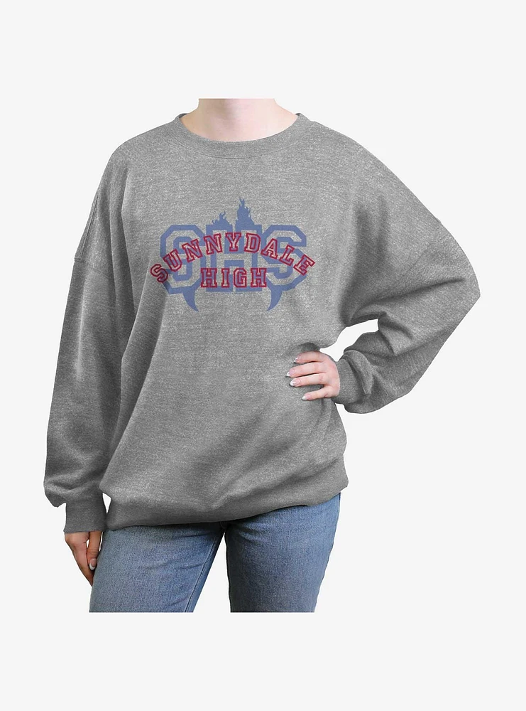 Buffy The Vampire Slayer SHS Girls Oversized Sweatshirt