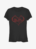 Buffy The Vampire Slayer Logo Girls T-Shirt