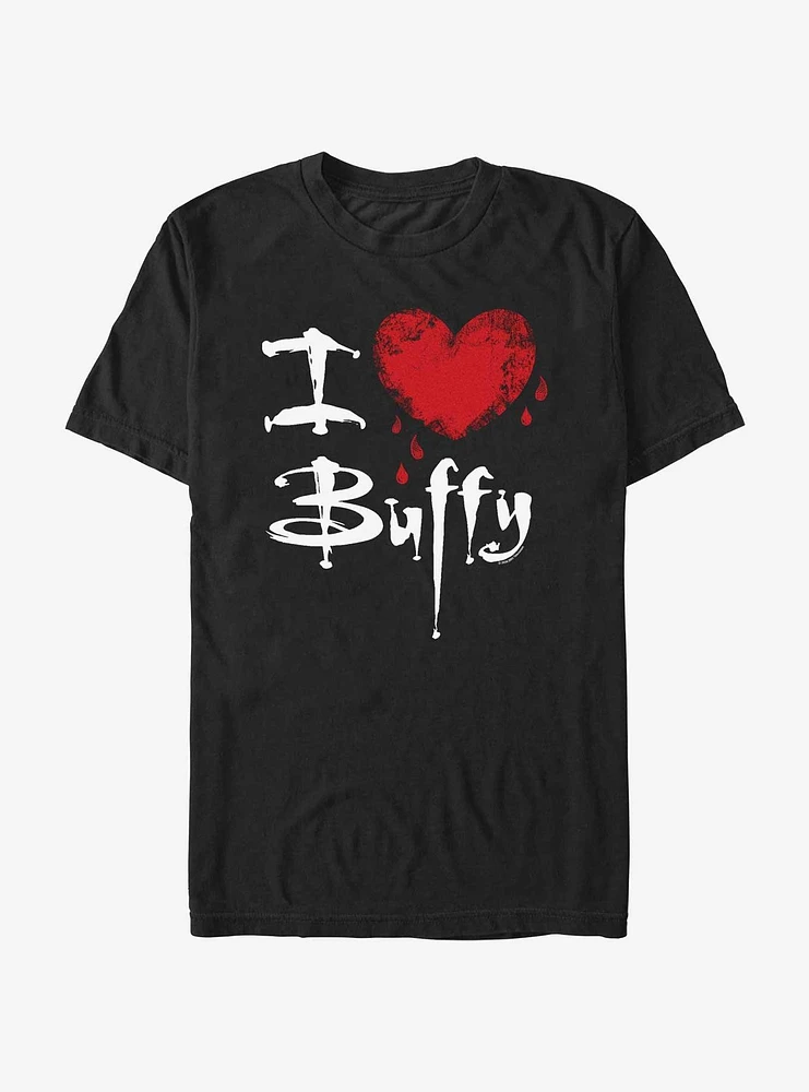 Buffy The Vampire Slayer I Love T-Shirt