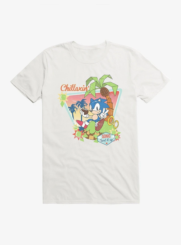 Sonic The Hedgehog Chillaxin' Summer T-Shirt